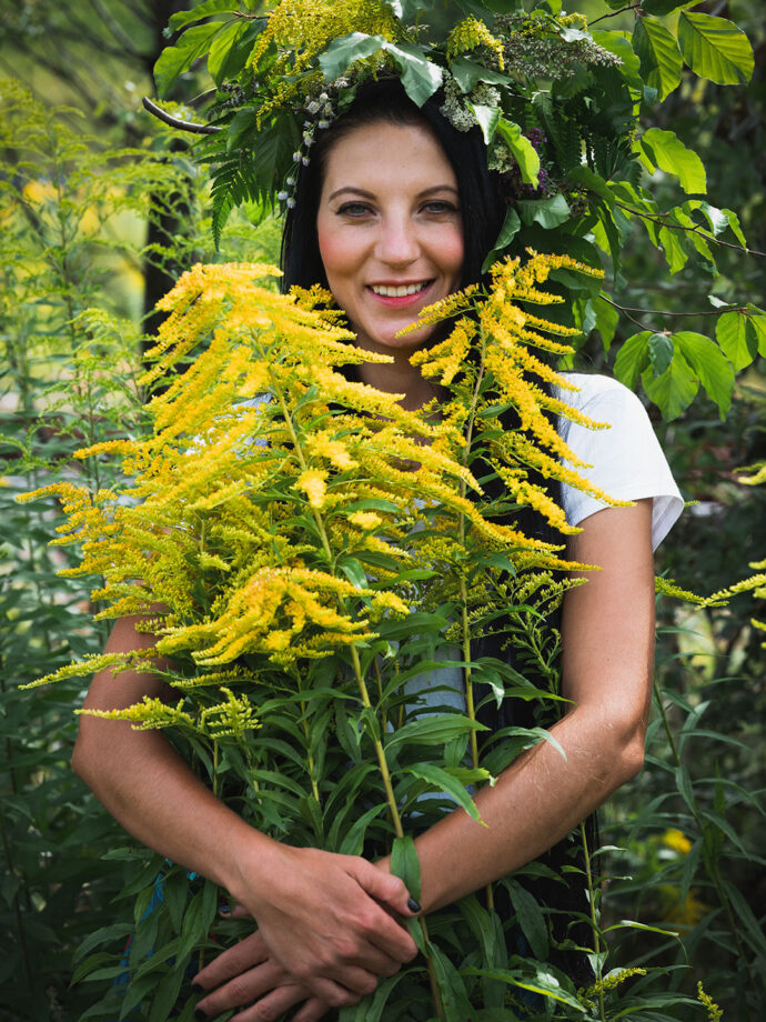 Portrait, Silbersalz, Fotostudio, Buchcover, Lieblingskräuter, Raetia Verlag, Tami von Seyr