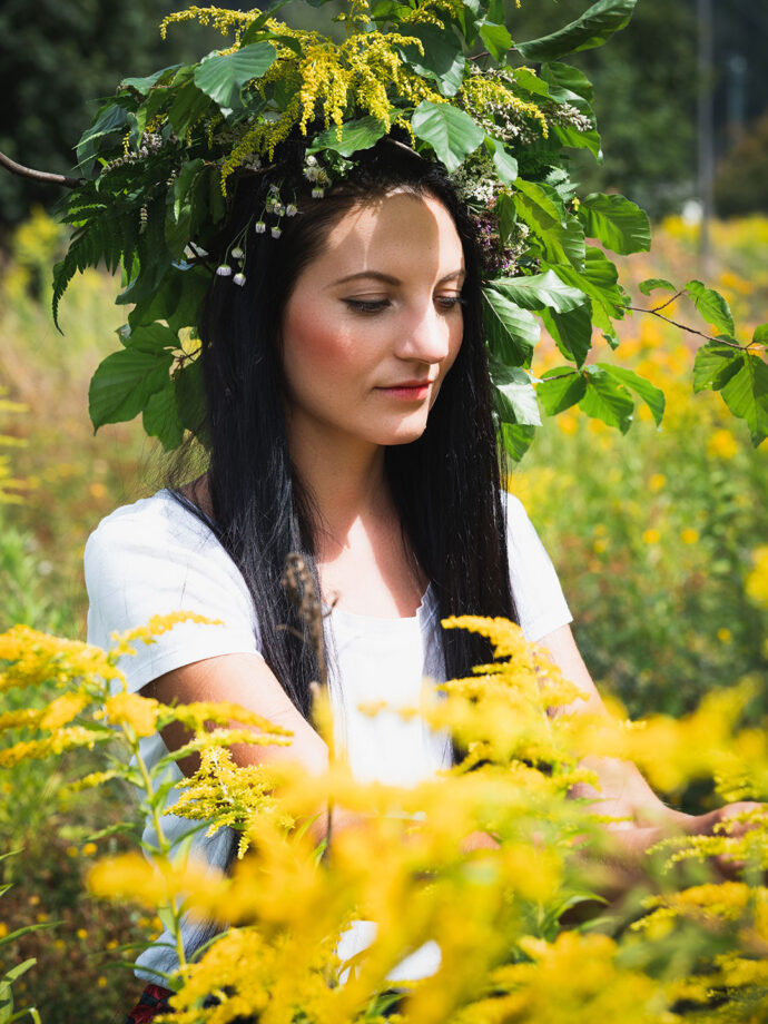Portrait, Silbersalz, Fotostudio, Buchcover, Lieblingskräuter, Raetia Verlag, Tami von Seyr