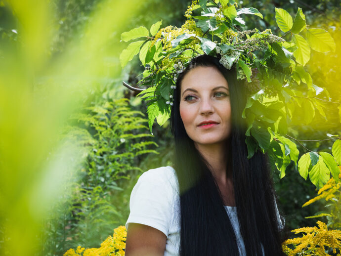 Portrait, Silbersalz, Fotostudio, Buchcover, Lieblingskräuter, Raetia Verlag, Tami von Seyr