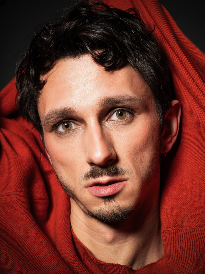 Schauspieler Portraits, Mirko Costa, analoge Fotografie, Fotograf, Südtirol, Portraitstudio, silbersalz, Caroline Renzler